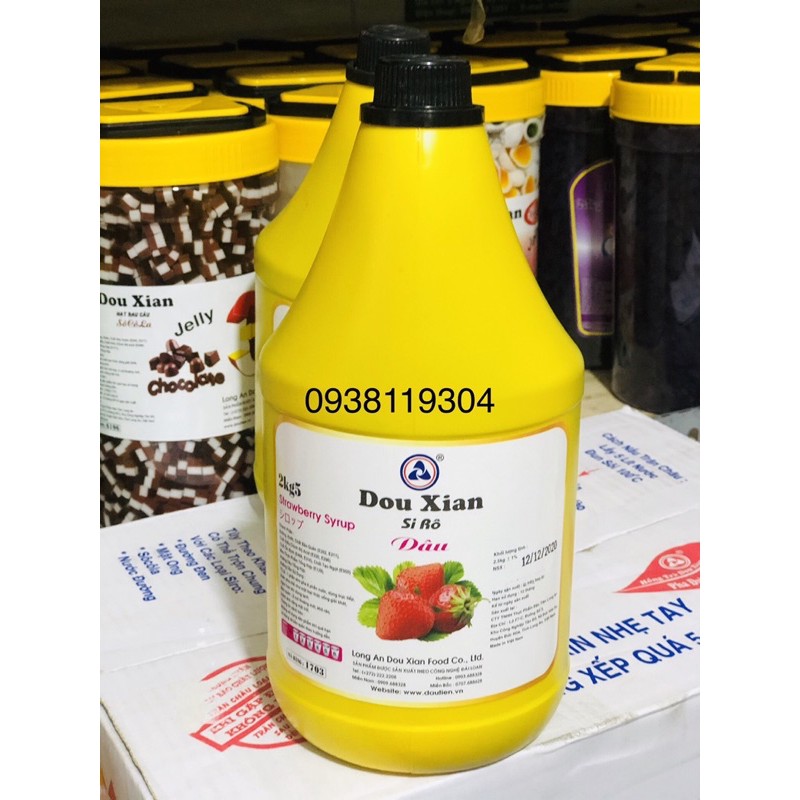 Siro - sirup Dow Xian ( Hàng Huy ) 2kg5 bình vàng