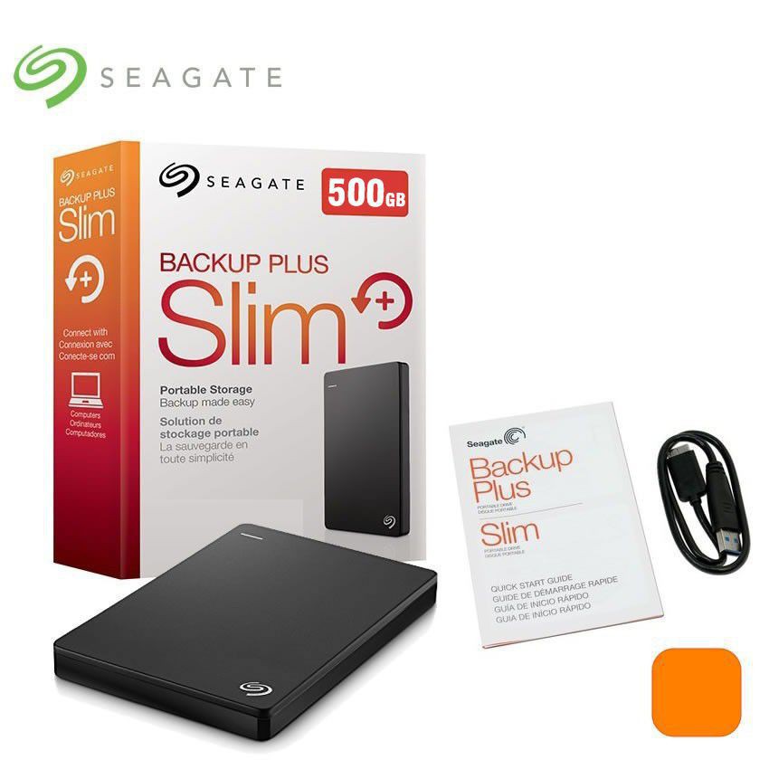 Ổ cứng di động HDD Box SEAGATE 500GB/1000GB/2000GB/4000GB BACKUP Slim 2.5” USB 3.0 bảo hành 24 tháng 1 đổi 1