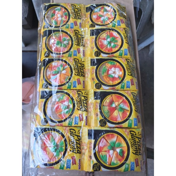 1 dây 10 cái Kẹo dẻo pizza Moon 15g