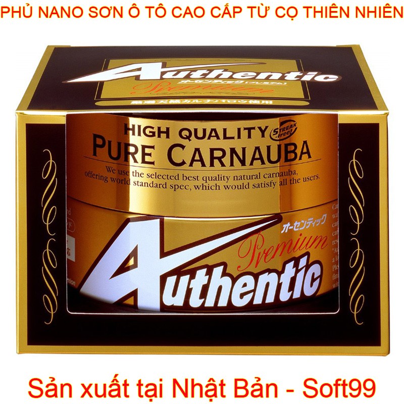 Sáp phủ Nano Sơn Ô Tô Cao Cấp Từ Cọ Thiên Nhiên Authentic Premium E Soft99 | Made in Japan