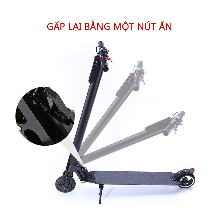 (video) Xe Scooter - xe trượt điện mini có thể gấp gọn giúp đi làm đi học tiện lợi