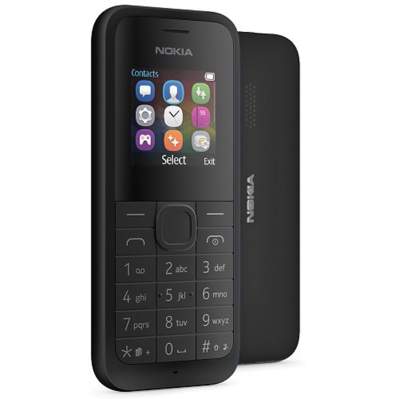 Điện thoại Nokia 105 siêu rẻ - 1 Sim và 2 Sim - Pinđủ -  sac Hàng công ty ( cam kết máy zin)