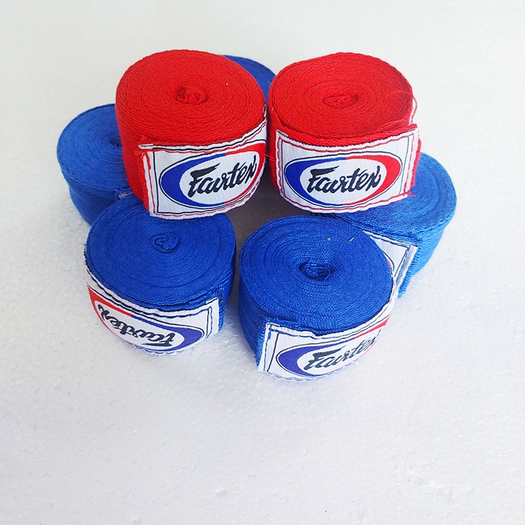 [Màu ngẫu nhiên] Băng quấn tay tập võ Fairtex chuyên dùng trong Muay Thái + kick box + boxing