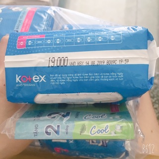 [Quà ] 🎁kotex khô thoáng có cánh (tặng🎁2miếng kotex thảo dược cool)