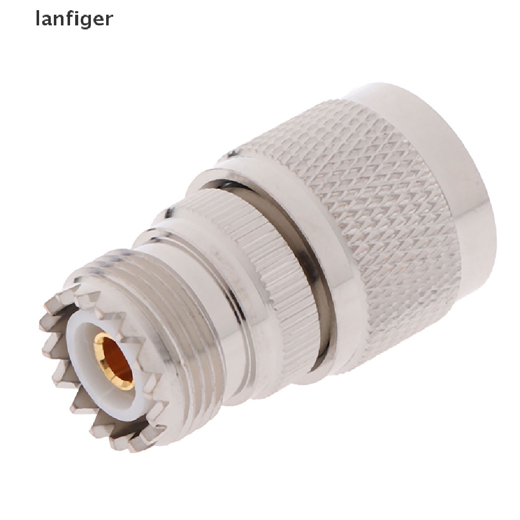 1 Đầu Nối Chuyển Đổi Lanf Type N Male Sang UHF SO-239 Female Jack Thẳng RF Coax