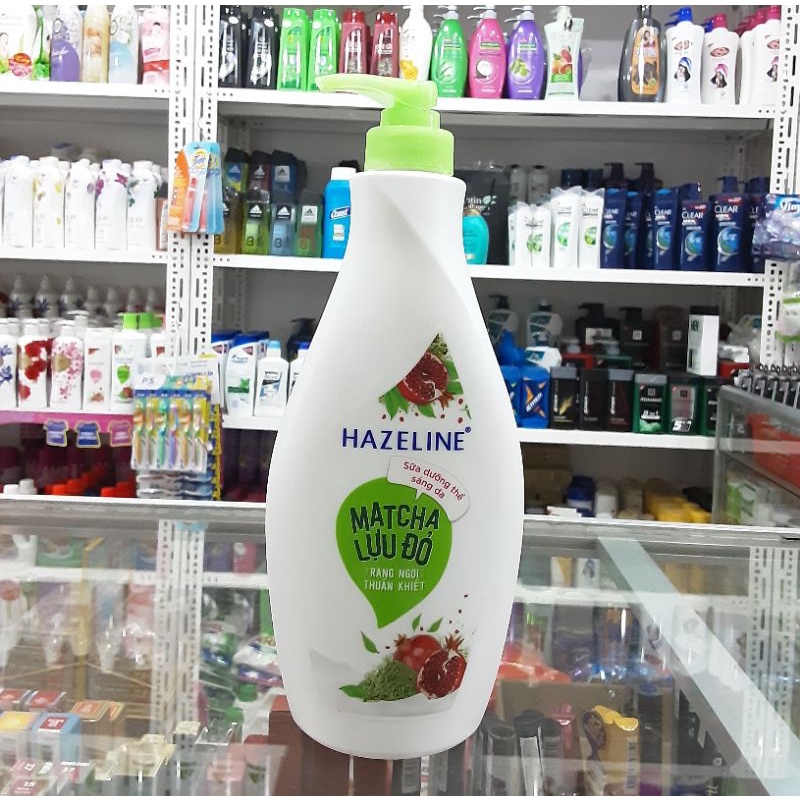 Sữa Dưỡng Thể Matcha & Lựu Đỏ Hazeline - Chai 370ml