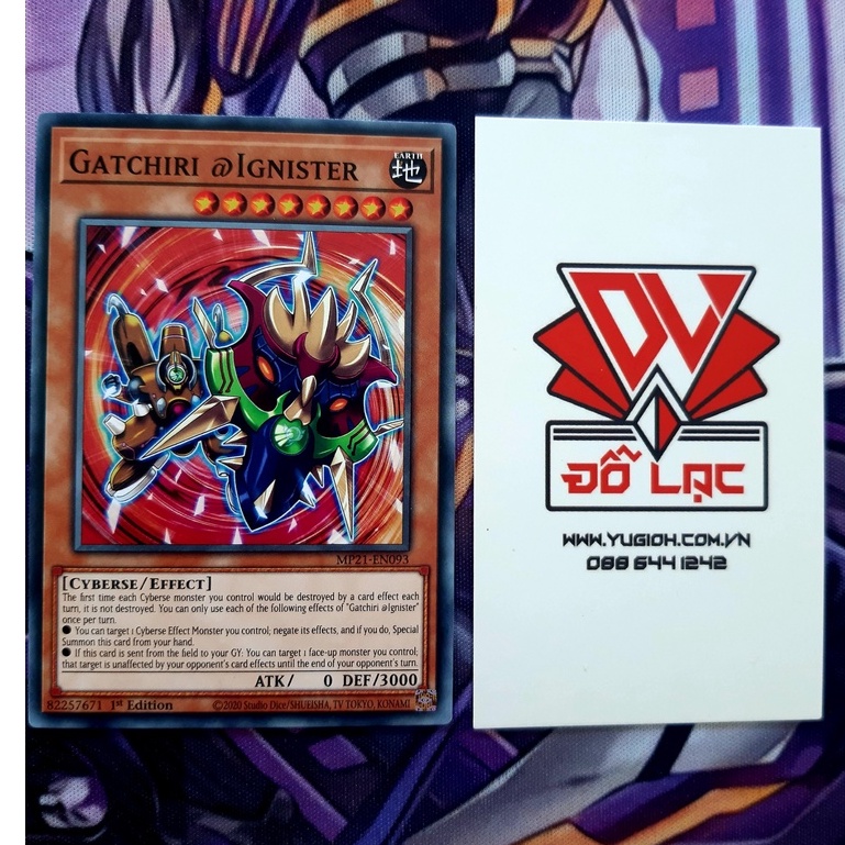 [ ĐẬU PHỘNG ] Thẻ Bài Yugioh TCG Gatchiri @Ignister - MP21-EN093 - Common 1st Edition