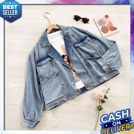 LEVIS Áo Khoác Jean Oversize Size Lớn Mẫu Mới Nhất Năm 2021 / Hiện Đại GX73 Blazer Code Dmx1045