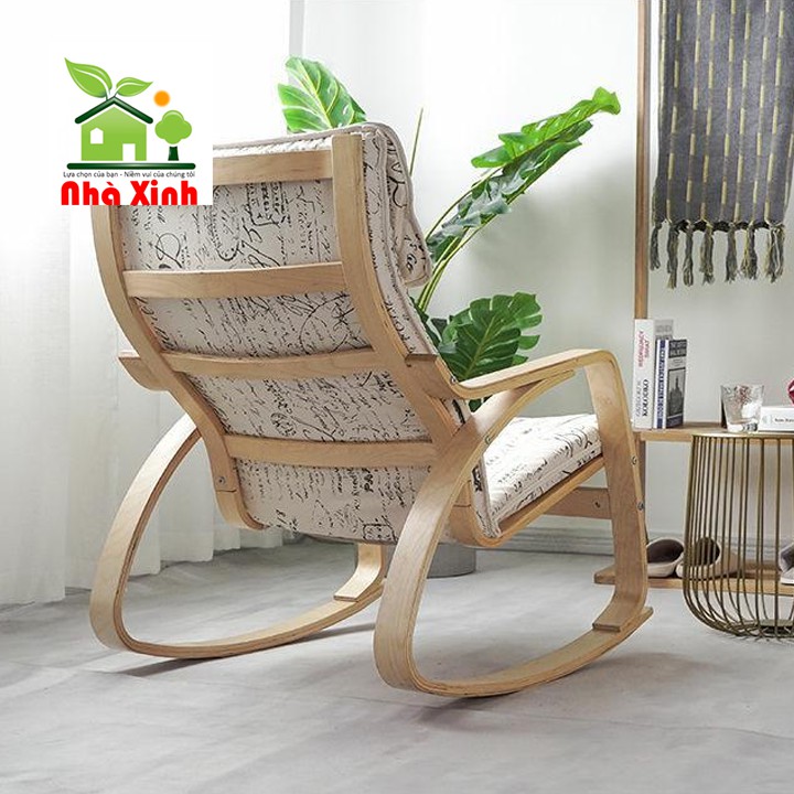 Ghế Poang - Ghế Thư giãn đọc báo cổ điển . KT : 98 x 82 x 68 cm ( Màu Trắng, Màu Xanh, Màu Đen )