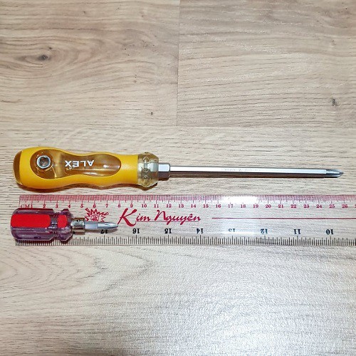Bộ 2 Tua Vít 2 Đầu: Cán Tạo Lực Chữ T 26CM và Cán Mini 8CM ( màu sắt ngẫu nhiên)
