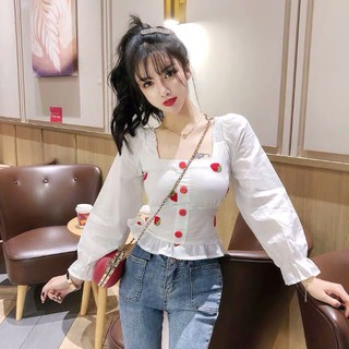 Áo kiểu cổ vuông