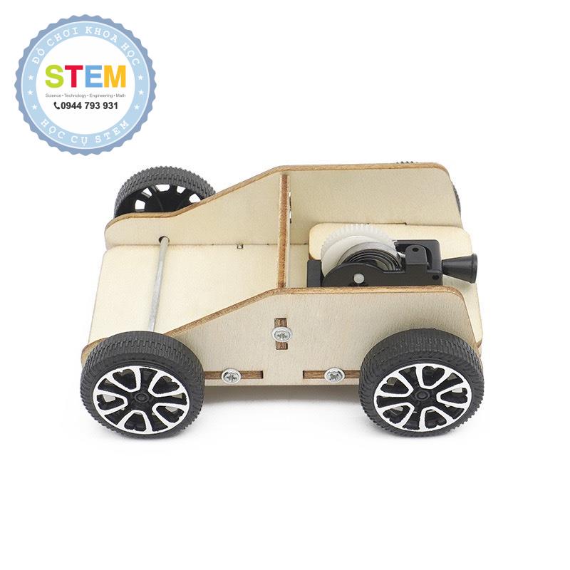 Xe chạy cót tự lắp ráp DIY| Đồ chơi STEM