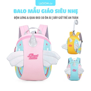 Balo trẻ em mẫu giáo unicorn dễ thương sành điệu | balo cho bé gái cao cấp blbd01