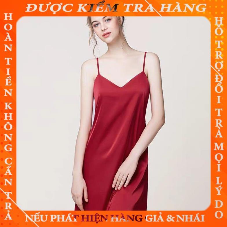 Đầm Ngủ Lụa Satin Cao Cấp Thương Hiệu XAVIA V15 shopamei