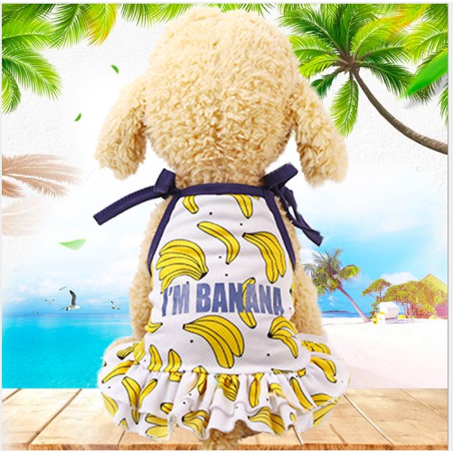 Áo Chó Mèo - Hoạ tiết Chuối Banana