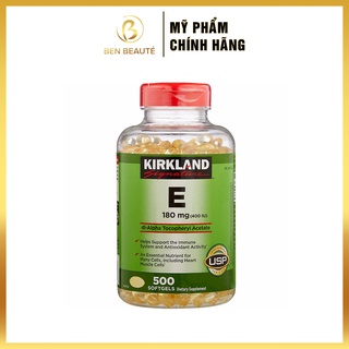 Viên Uống Vitamin E Hỗ Trợ Làm Đẹp Da Và Chống Lão Hoá Kirkland Vitamin E 400 I.U