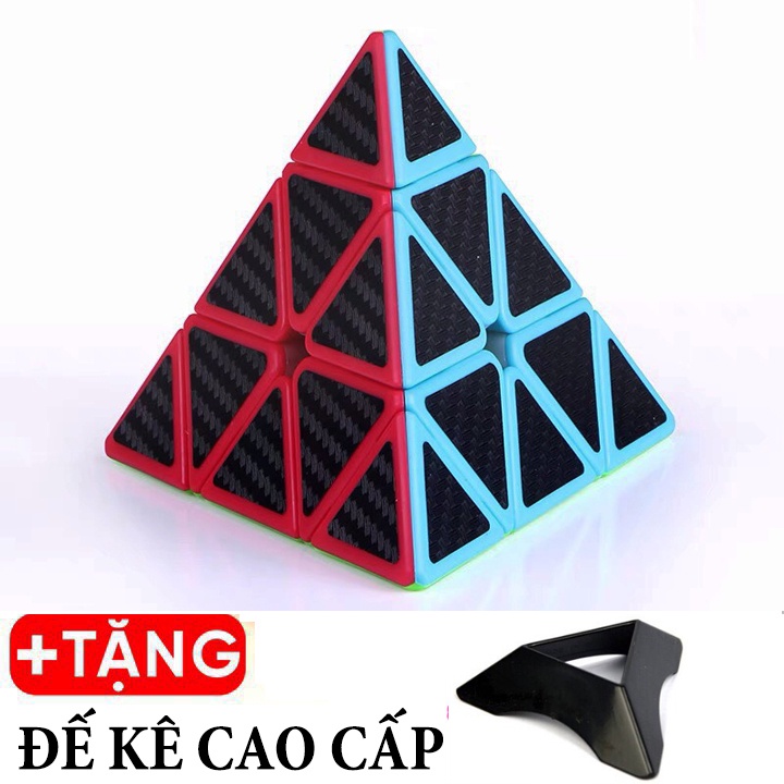 Rubik Pyraminx - Rubik Tam Giác Cao Cấp Xoay Trơn, Cực Mượt, Bẻ Góc Tốt