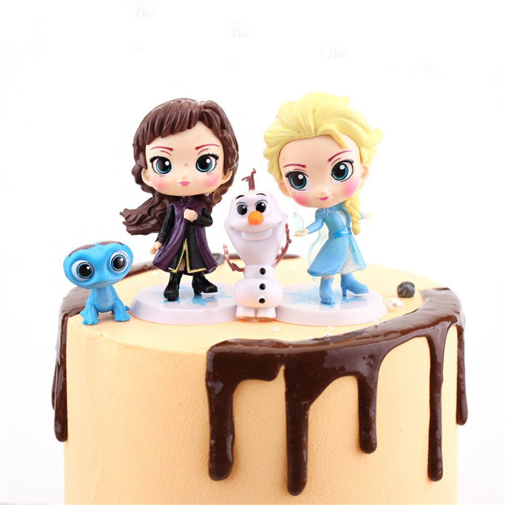 Set 4 Mô Hình Nhân Vật Phim Frozen2 2-8cm