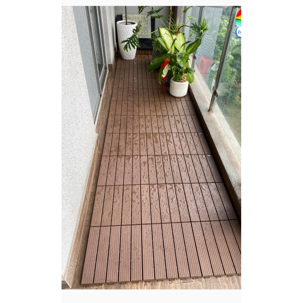 10 Tấm Vỉ Nhựa Lót Sàn Home Max Cao Cấp  Lót Sàn Ban Công, Nhà Tắm, Sân Thượng. Hàng VNXK