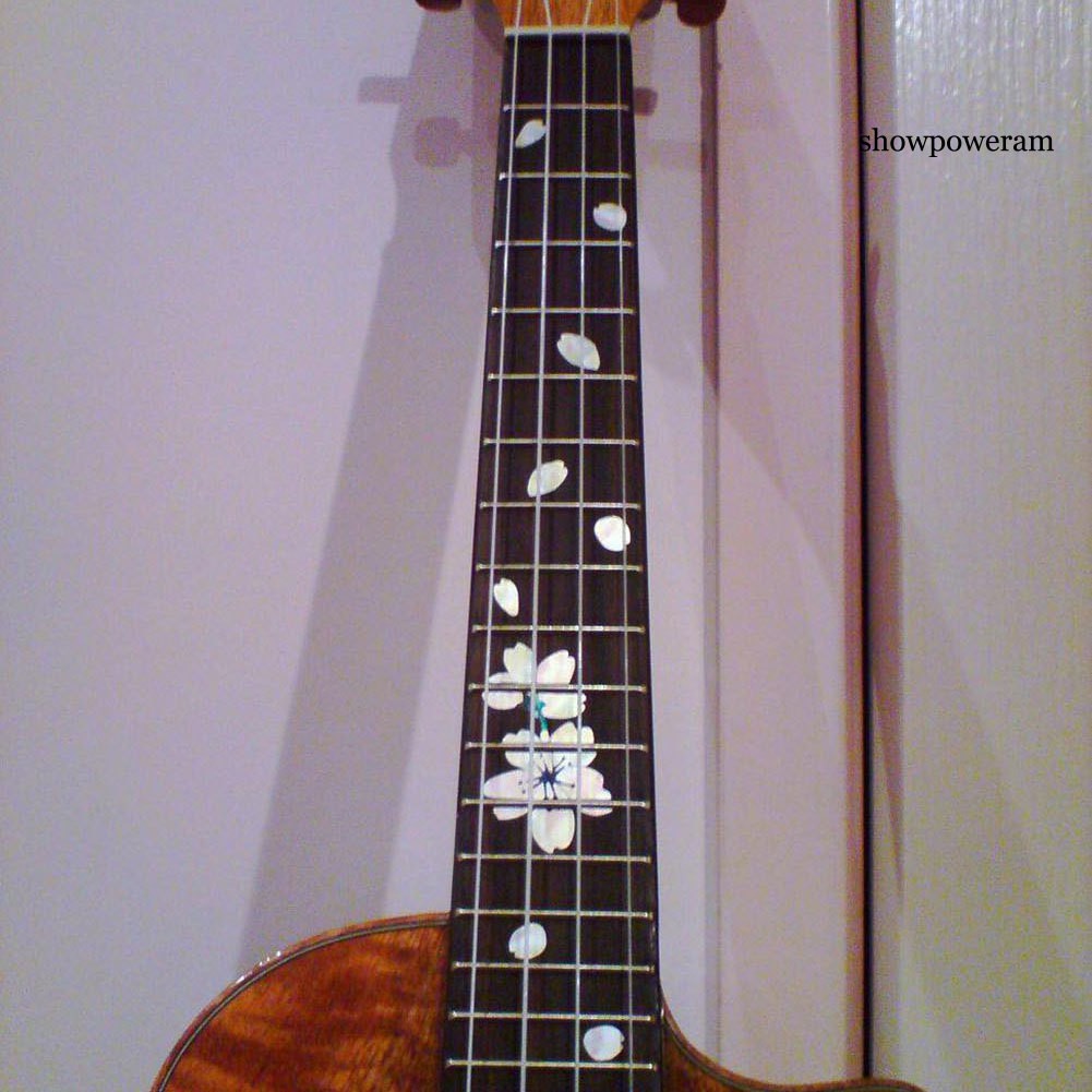 Miếng Dán Trang Trí Đàn Guitar/ Ukulele Họa Tiết Hoa Anh Đào Dễ Thương
