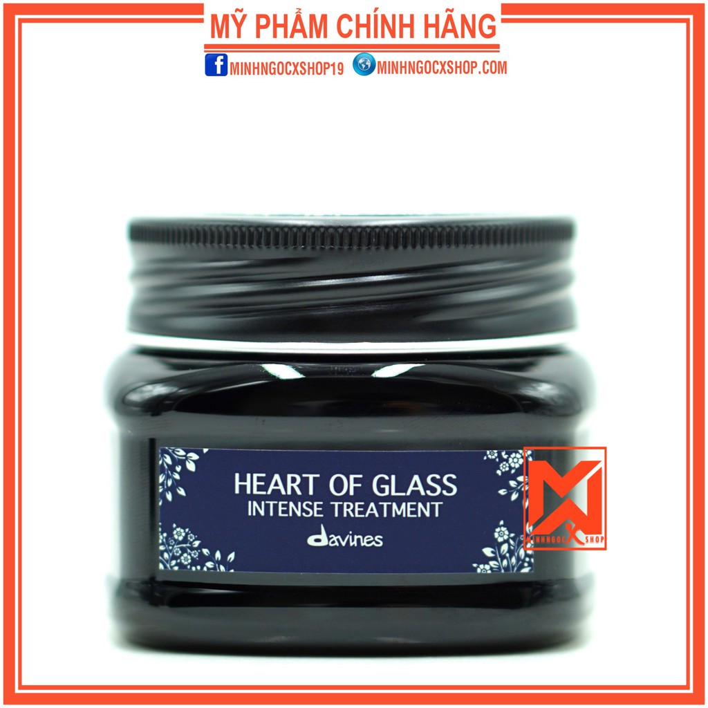 Ủ tóc - kem ủ tóc củng cố cấu trúc tóc DAVINES HEART OF GLASS 150ml chính hãng