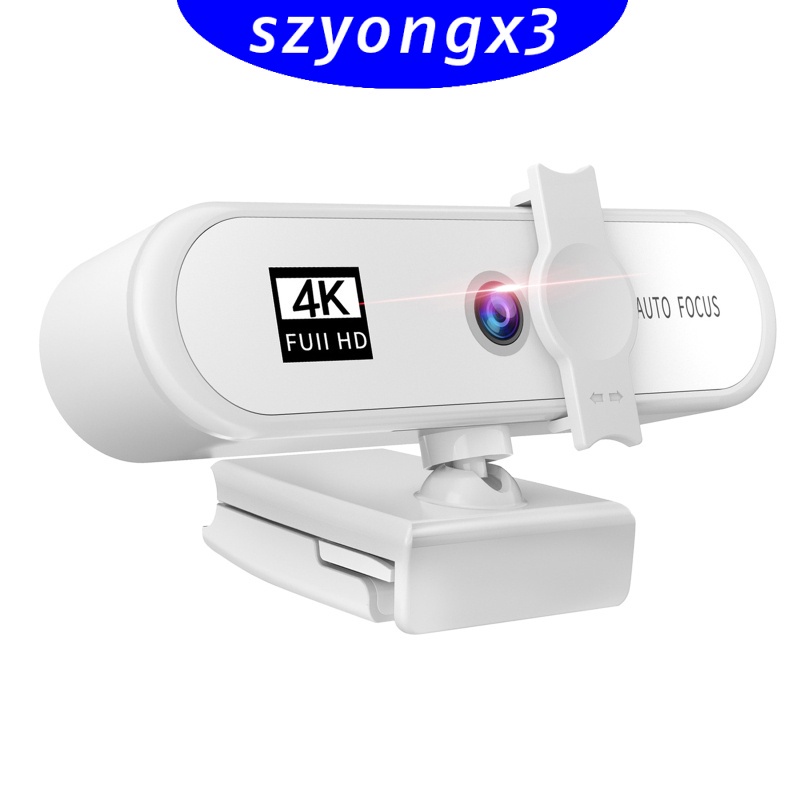 Webcam 1080p 2k 4k Full Hd Usb Tự Động Lấy Nét Với Vỏ Bọc Có Thể Xoay Và Gậy Ba Chân