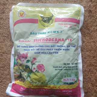 Phân Hữu Cơ Vi Sinh Trichoderma + TE Đầu Trâu 1Kg