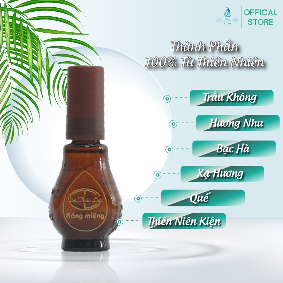 Tinh Dầu Răng Miệng Dạ Thảo Liên 20ml Thảo Dược Thiên Nhiên,  Da Thao Lien Oral Essential Oil 100% natural 20ml