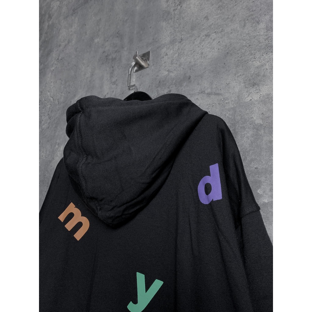 ÁO HOODIE NỈ IN CHỮ FORM RỘNG UNISEX NAM NỮ