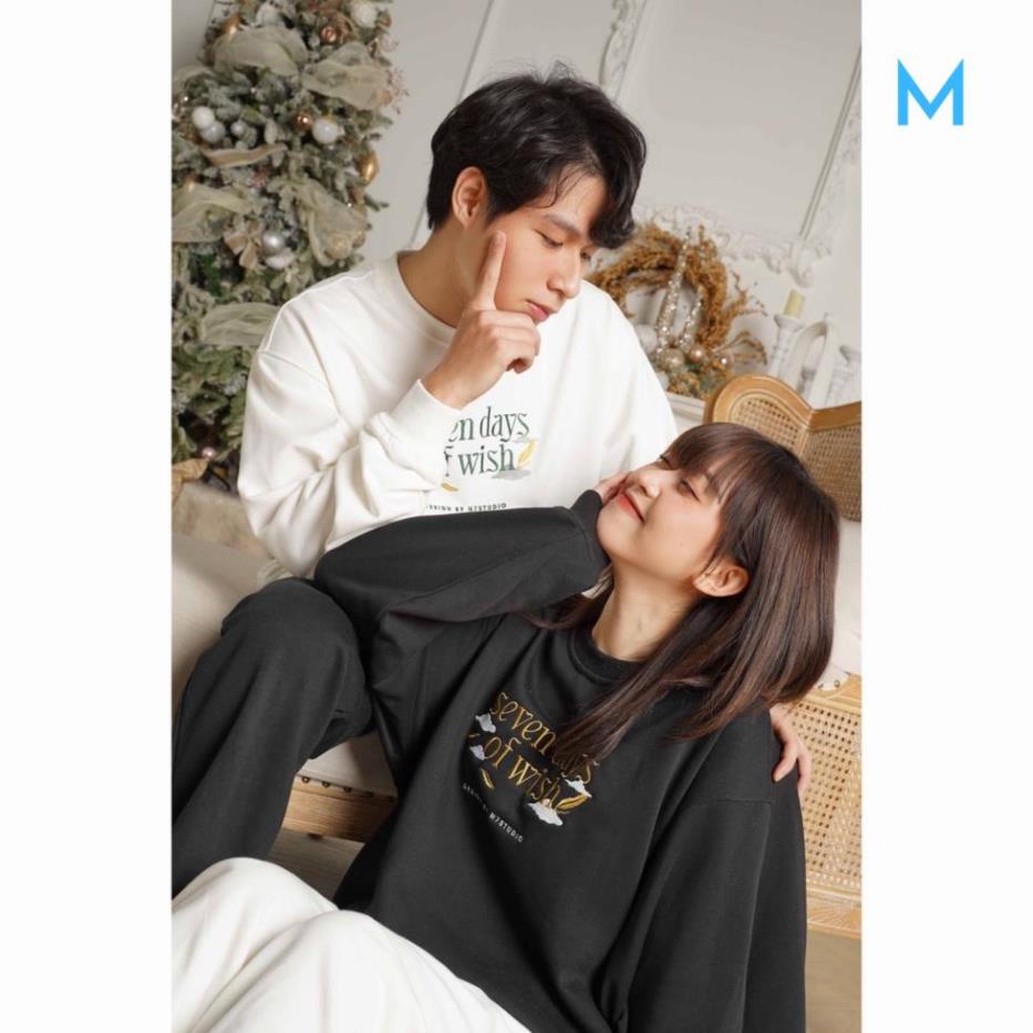 Áo Sweater nỉ dài tay N7 SDOW basic nam nữ form rộng thu đông Local Brand A7