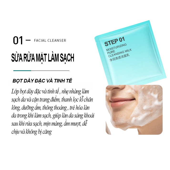 Mặt nạ HA IMAGES 3 Bước mẫu mới 2022  cấp nước giữ ẩm, tái tạo da  mặt nạ giấy LYSHOP A89