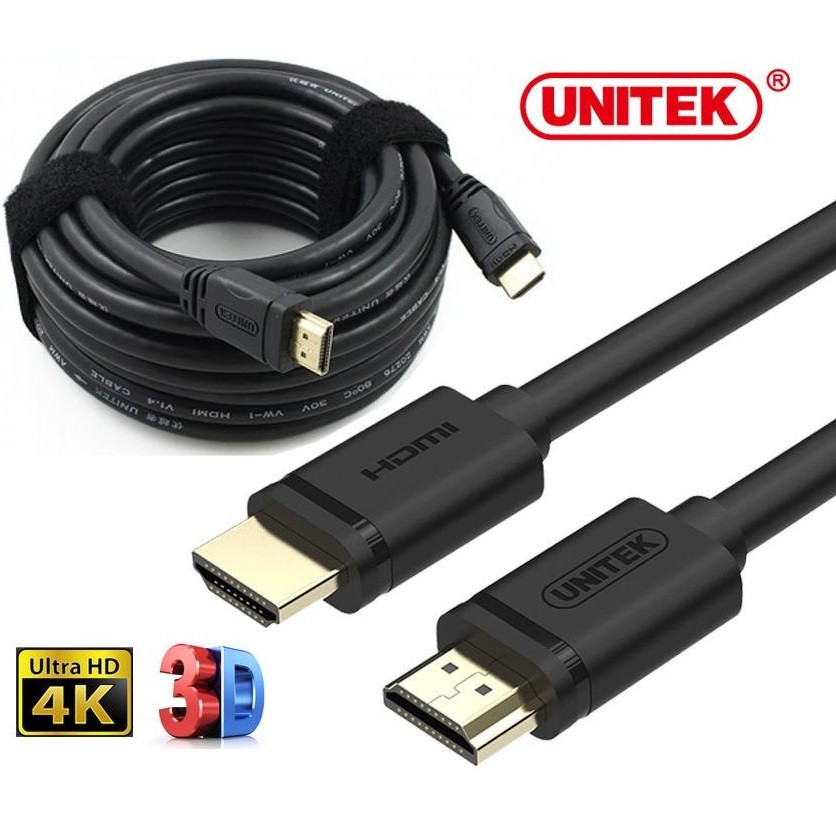 Cáp HDMI 4K Ultra HD 3D 5 mét Unitek Y-C140