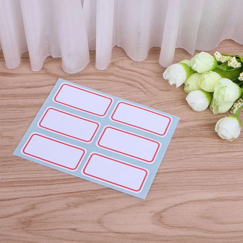 Bộ 12 Tấm Nhãn Dán Tự Dính In Hình Độc Đáo