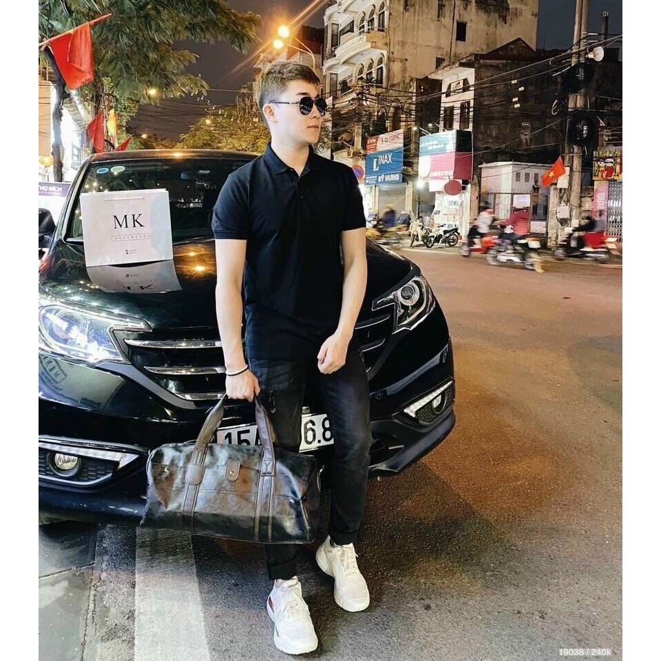 Áo ⚡️Thun ⚡️Nam Có Cổ Vải Cá Sấu Cotton Cao Cấp.Chất Lượng Chuẩn , mẫu mới 2021 | BigBuy360 - bigbuy360.vn