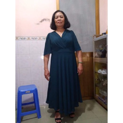 đầm nữ thiết kế sang trọng chất vải tầm ý, mềm - mịn - mát