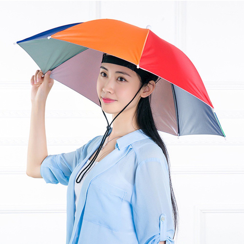 Mũ Dù Che Nắng Có Thể Gấp Gọn Tiện Dụng Cho Hoạt Động Ngoài Trời