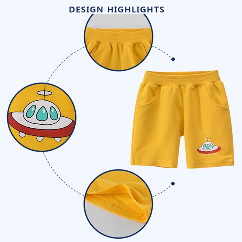 Quần Trẻ Em Bé Trai Thời Trang Phim Hoạt Hình Ngắn Aku