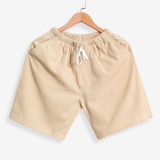 Quần Short Đùi Nam ROUGH  Dáng Cộc Chất Nhung Sọc Tăm Form Unisex 5 Màu Trẻ Trung