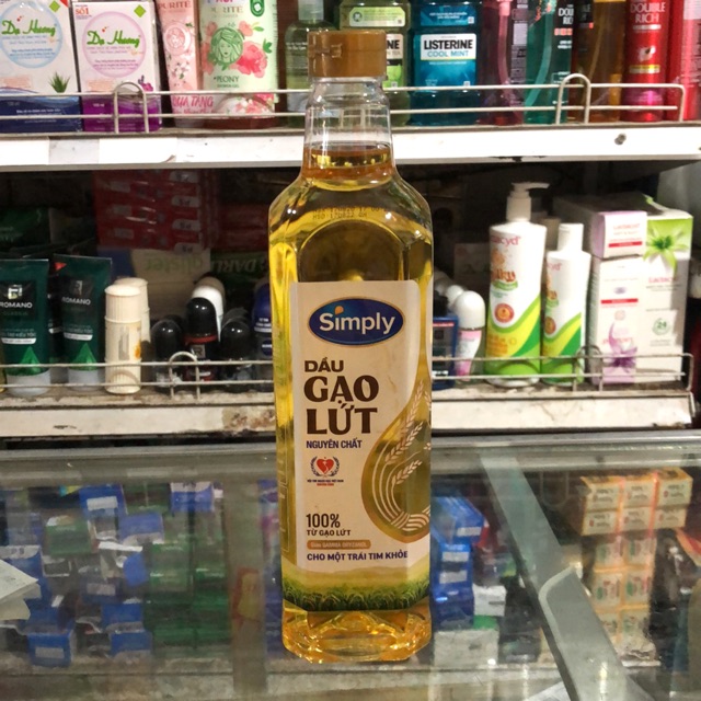 Dầu Gạo Lứt Nguyên Chất Simply Chai 1l