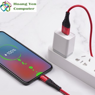[1M] Cáp Sạc MICRO USB Hoco X38 Dài 1M Dây Dù Cho Android - BH 3 Tháng 1 đổi 1 (MÀU SẮC NGẪU NHIÊN)