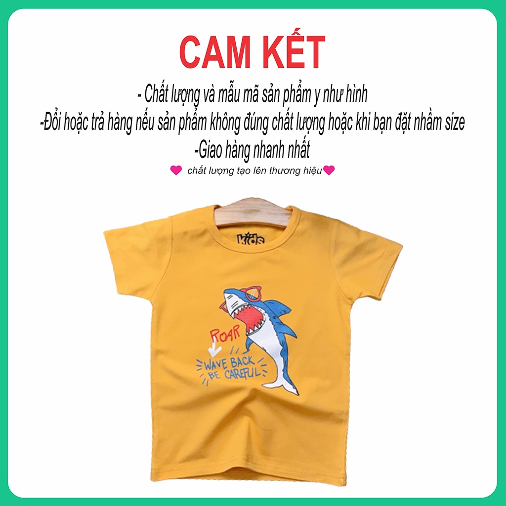 MA020 Áo thun bé trai ,áo phông bé trai in nhiều họa tiết  đẹp (Size 8-16kg) chất vải 100% cotton RZM1