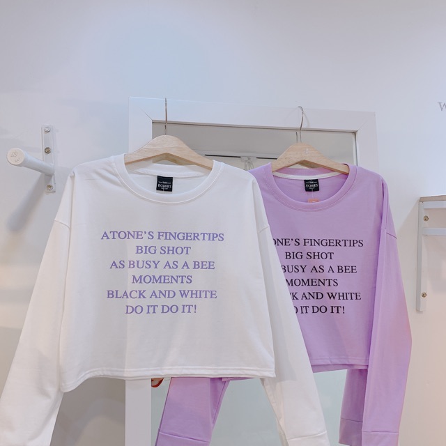 Áo Croptop tay dài