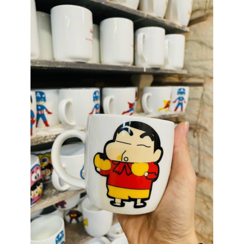 Cốc uống nước,uống trà Siêu Nhân hoạt hình gốm sứ Bát Tràng 250ml