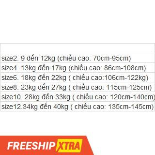 ( 🔥HÓT🔥 ) ĐẦM CHO BÉ ĐUÔI TÔM ĐỎ SÁT NÁCH 13 - 40kg 🎁