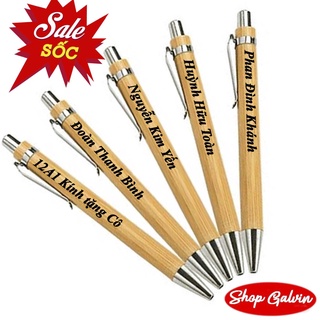 Bút tre, bút khắc tên theo yêu cầu