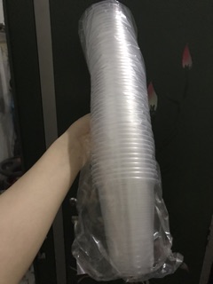 Combo 50 cốc nhựa kèm nắp
