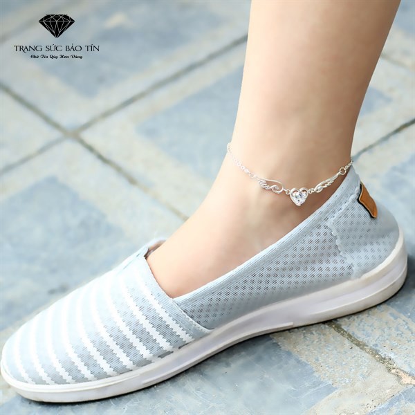 LẮC CHÂN BẠC NỮ CHẤT LIỆU BẠC 925 CAO CẤP LẮC HÌNH CÁNH THIÊN THẦN | BigBuy360 - bigbuy360.vn