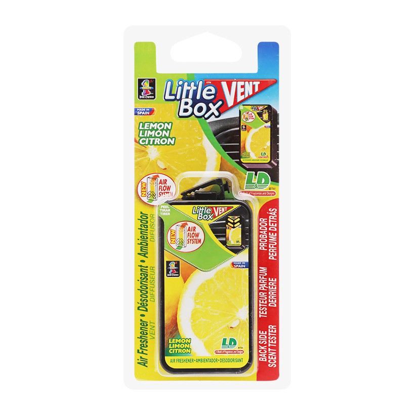 [Mã BMLTA35 giảm đến 35K đơn 99K] Hộp Thơm Ghim Máy Lạnh L&amp;D Little Box Lemon 5ml Nhập Khẩu Chính Hãng