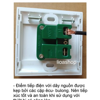 Ổ ĐƠN 2 CHẤU VUÔNG LiOA.