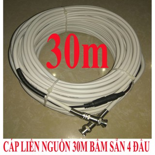 Cáp tín hiệu đồng trục liền nguồn dùng riêng cho Camera giám sát RG59(30m)